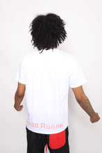 Load image into Gallery viewer, White Road Runner T-shirt (White/Pink)
