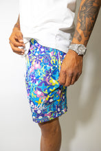 Load image into Gallery viewer, xBandi UFFF Bandi Floral Short Set (Blue)
