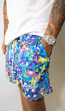 Load image into Gallery viewer, xBandi UFFF Bandi Floral Short Set (Blue)
