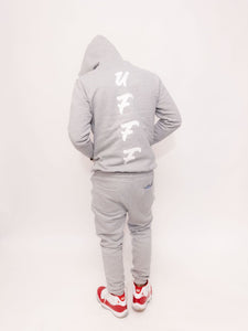 Heavy Blend Bandi Unisex "Demon" Sweatsuit(Grey/White)